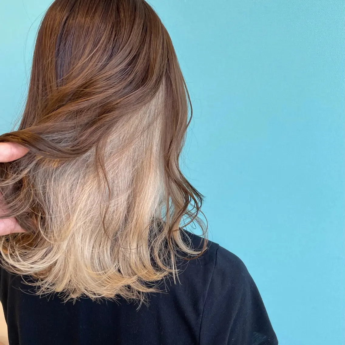 ロング カット ヘアカラー トリートメント 日置 大智のヘアスタイル
