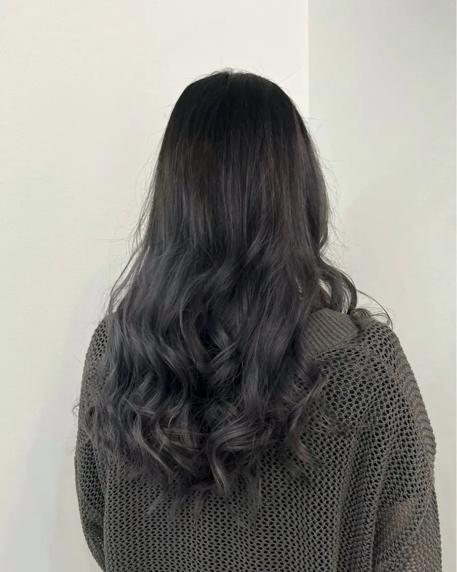 ロング カラー アッシュ アッシュグレー グラデーションカラー ✨🫧ボブショート 募集中🫧✨古川凌大のヘアスタイル