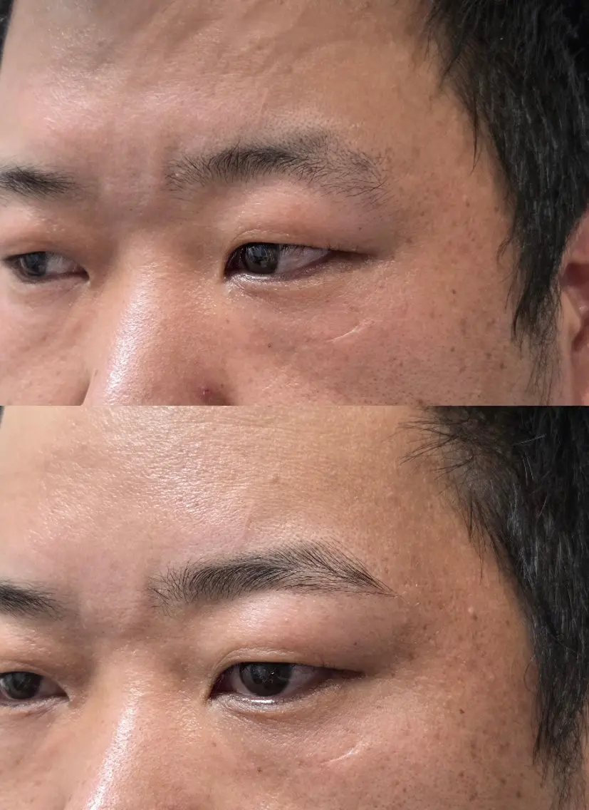 【8日以降のご予約】毛並みを整えるブロウリフト付きメンズ美眉コースの写真