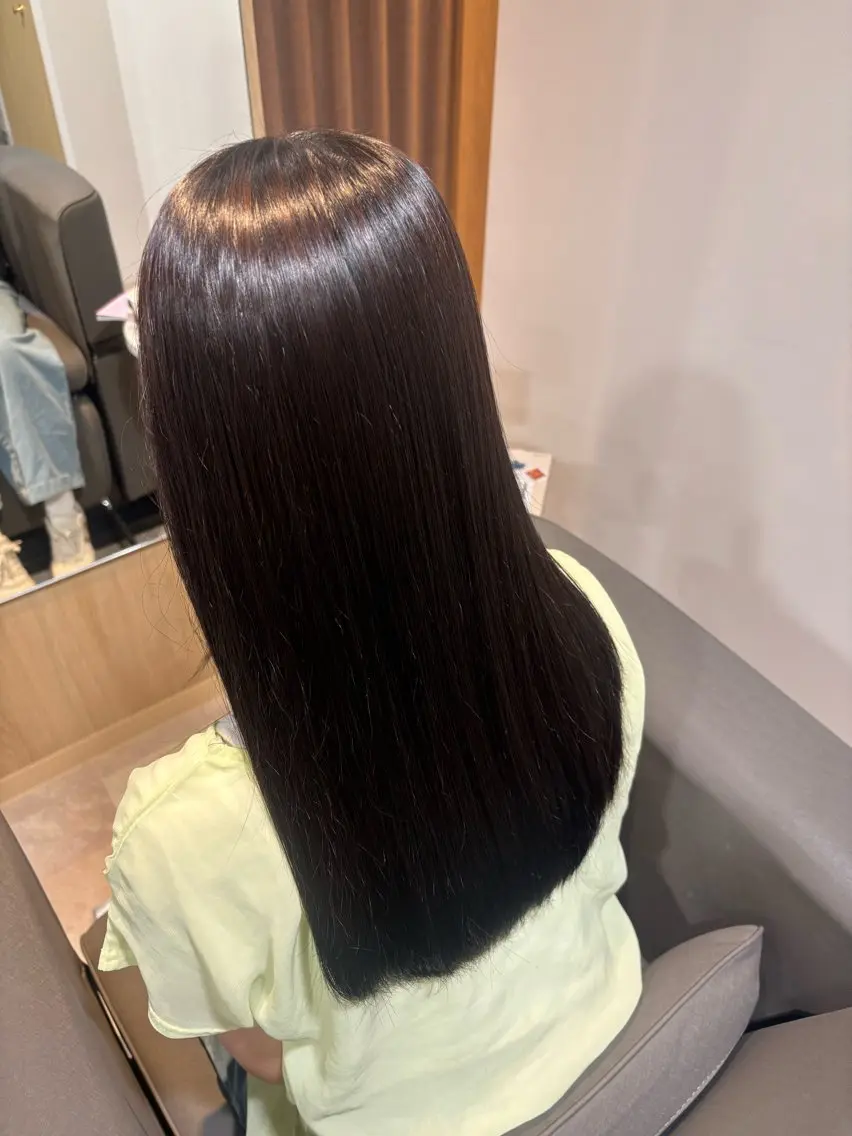 ロング 縮毛矯正 grace hair Lan 🫧yuiのヘアスタイル