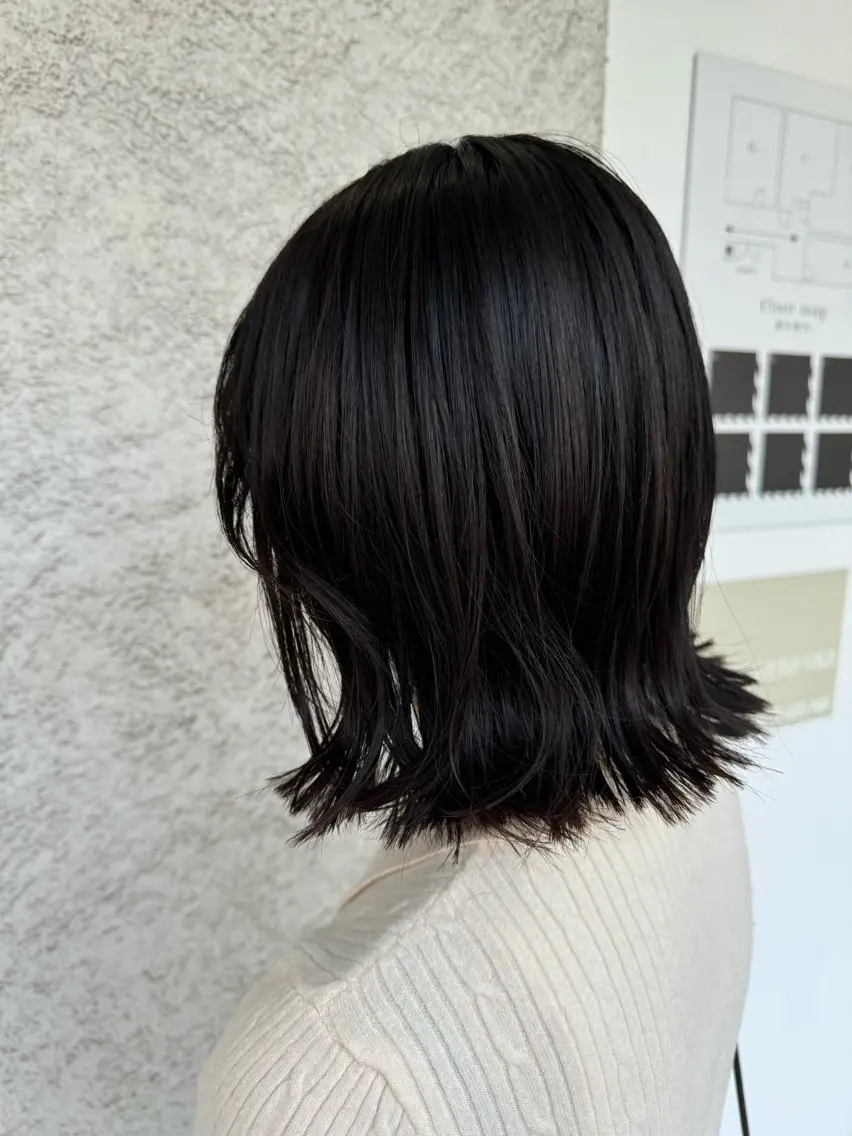 ミディアム カット 椎葉 祐也のヘアスタイル