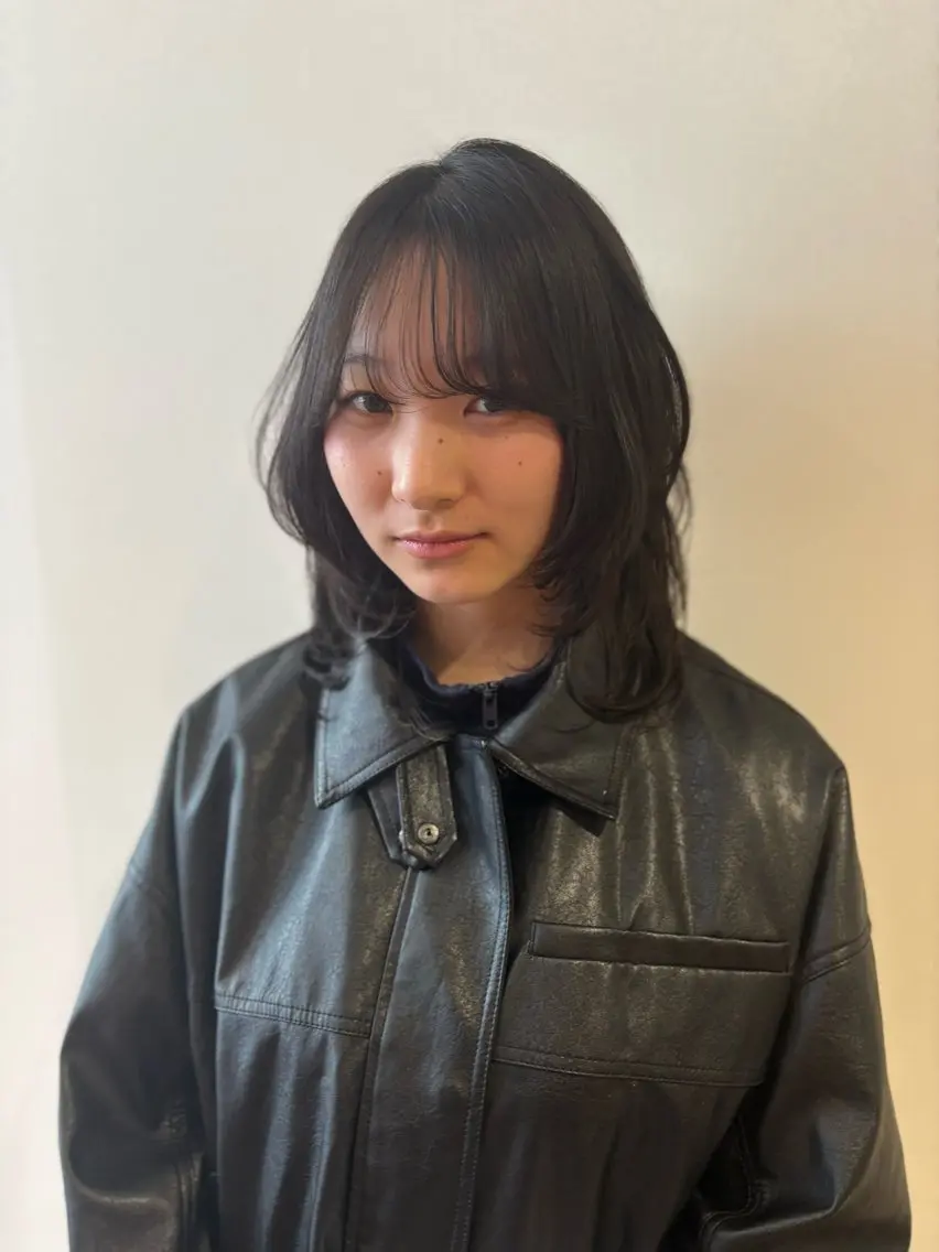ミディアム 宮田 龍斗のヘアスタイル