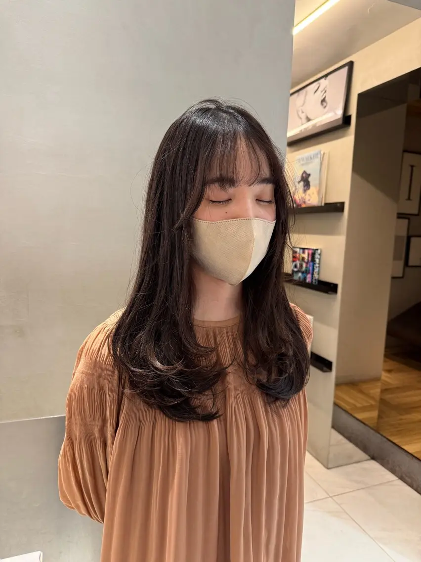ロング カラー ヘアアレンジ カット トリートメント ヘッドスパ 艶髪/ボブモデル 募集🫧terukaのヘアスタイル