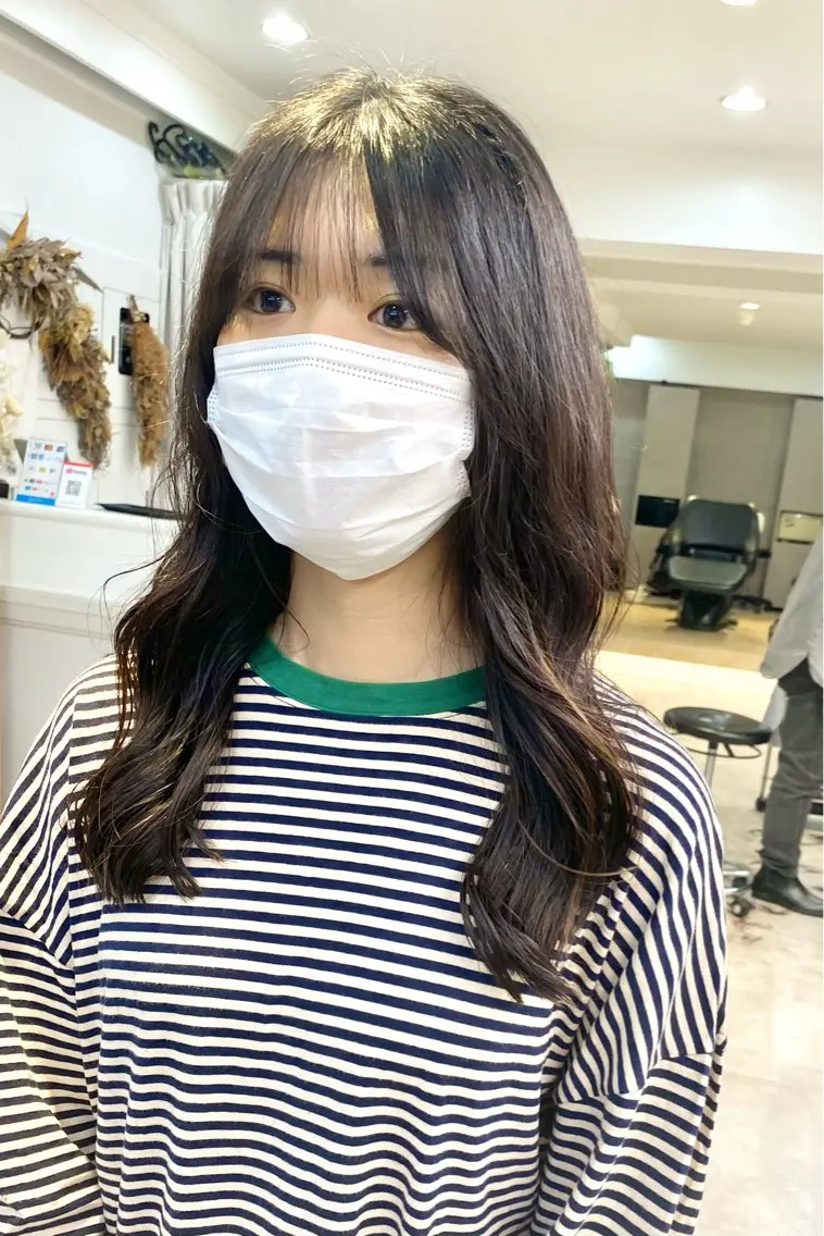 【SNS用撮影モデル】カット＋コテ巻きパーマの写真