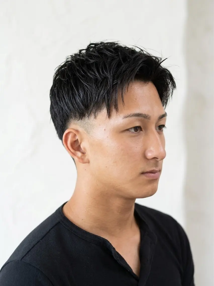 ショート メンズ 鈴木 まさしのヘアスタイル