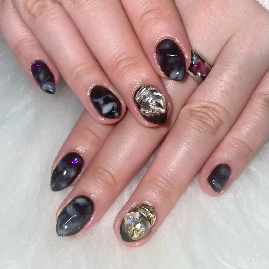 ネイル ハンドネイル Nail ヌシん家 AKANEのネイルデザイン