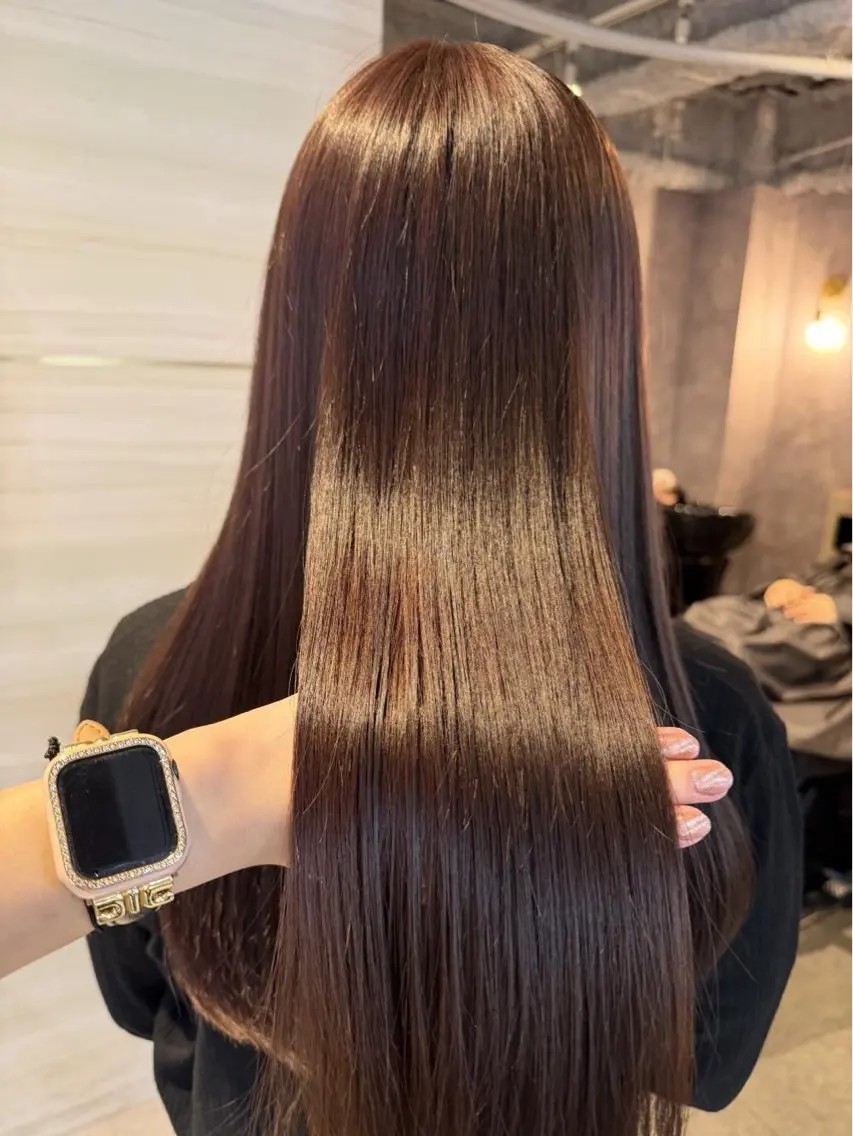 セミロング ヘアカラー トリートメント 🫧神田桃歌🫧 赤羽/ワンカラー🦋のヘアスタイル