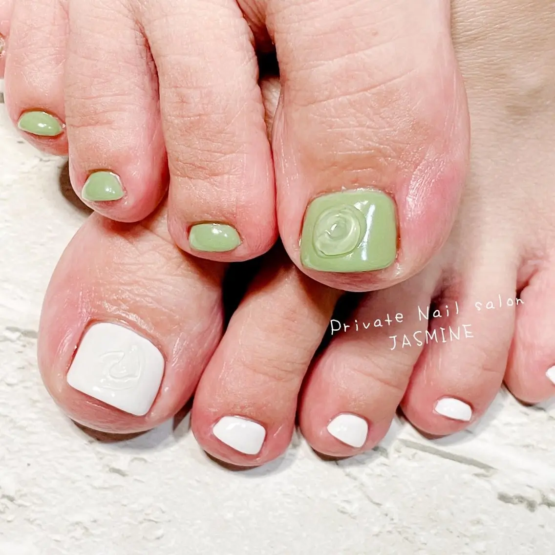 ネイル ぷっくりネイル Nail salon JASMINEのネイルデザイン