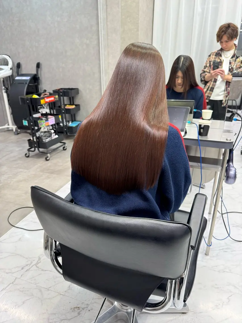 ロング 縮毛矯正 福岡/美髪矯正 TAKETOのヘアスタイル