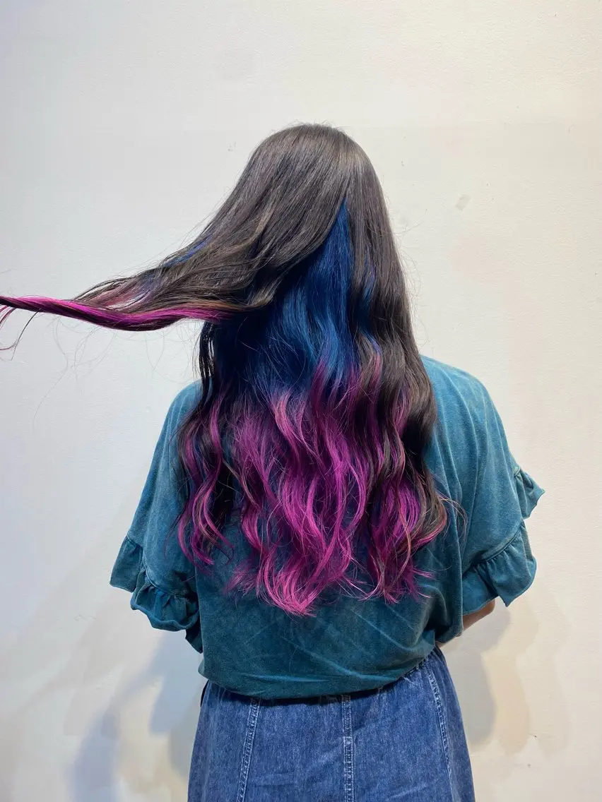 ロング カラー インナーカラー ヘアカラー トリートメント 美容室 LOAのヘアスタイル