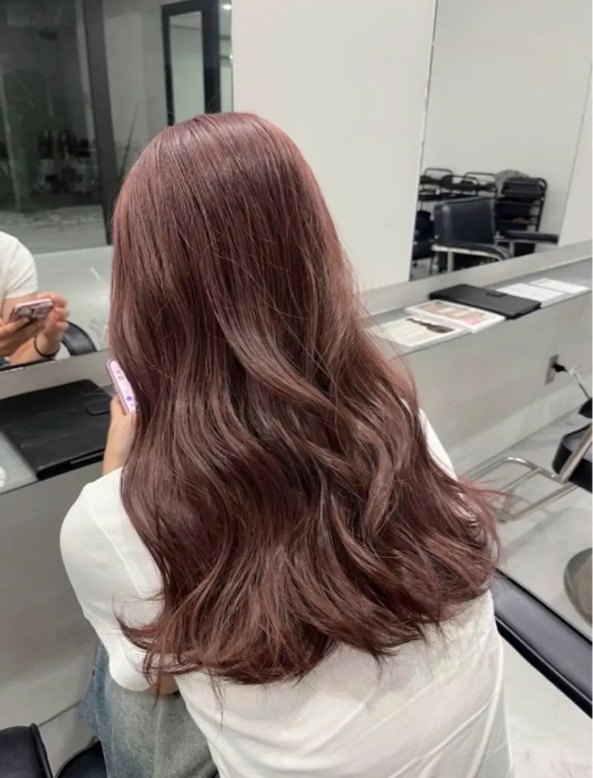 セミロング カラー モデル募集/ yuna🤍🎀のヘアスタイル