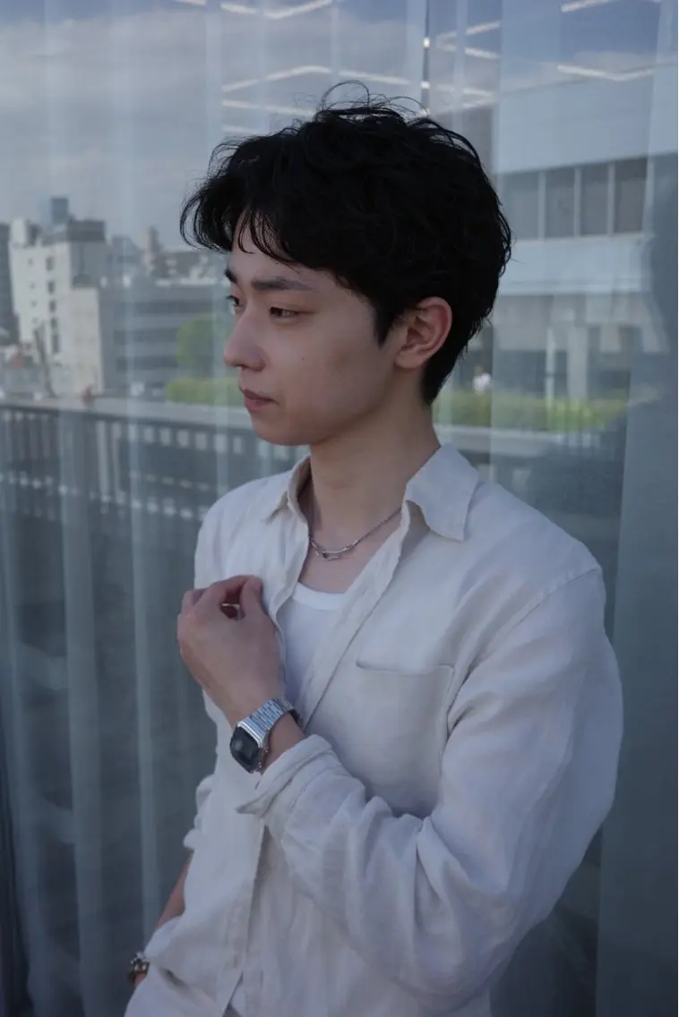 メンズ カット パーマ 透けるカラー/メンズ 💫KIRATOのヘアスタイル