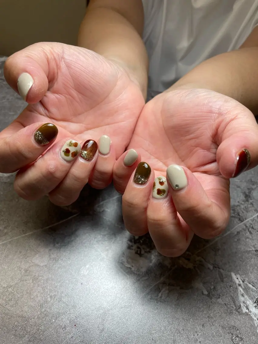 ネイル ハンドネイル nail salon 3🌞越谷のネイルデザイン