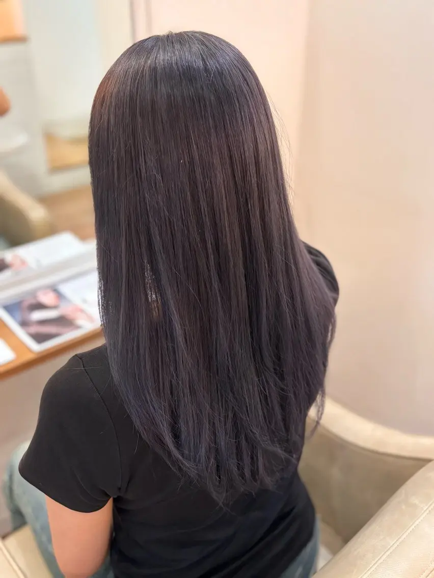 ロング カット ヘアカラー 永井大樹✨ 透明感カラー✨のヘアスタイル