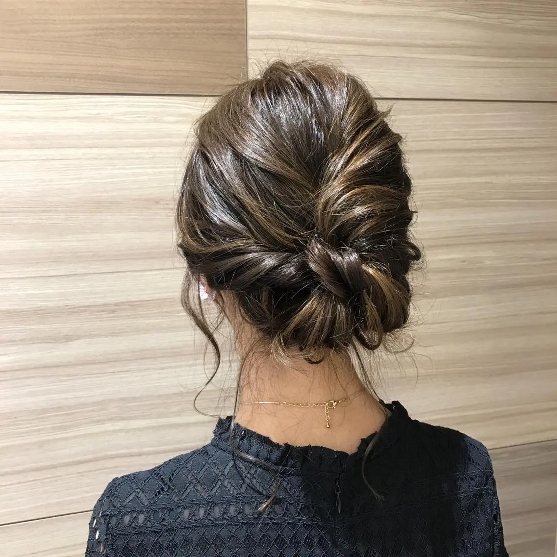 セミロング ヘアアレンジ ヘアセット/メンズ パーマChihoのヘアスタイル