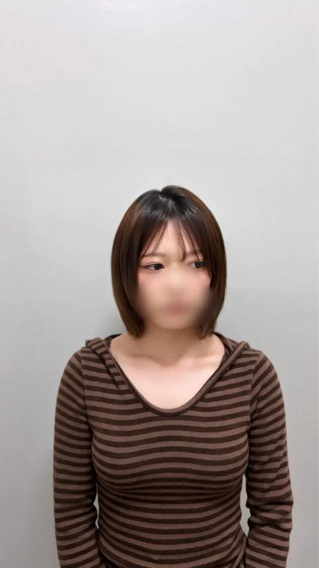 ショート ボブ ハッシュカット カット ｻﾗｲ/似合わせ カット＆カラー/韓国のヘアスタイル