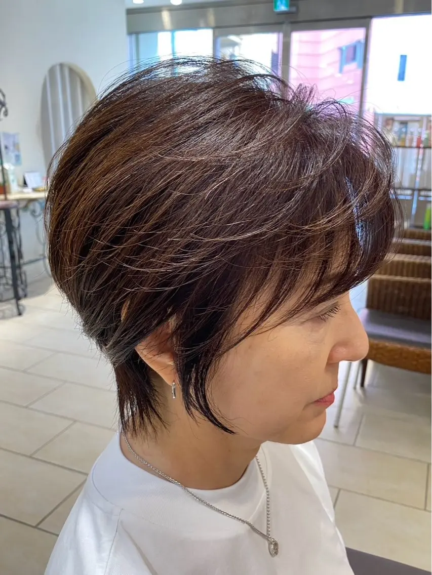 ショート カット ヘアカラー トリートメント プログレス 東久留米店のヘアスタイル