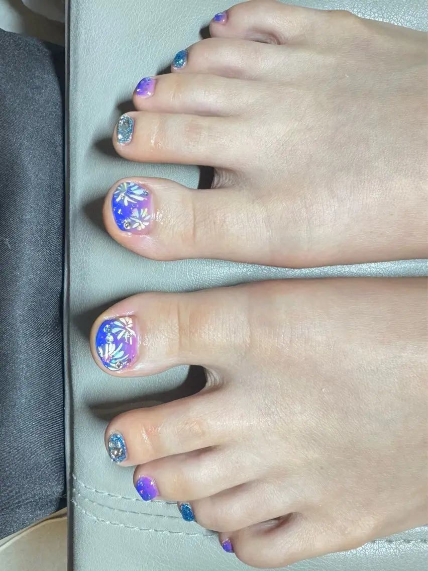 ネイル フットネイル Rimie Yamauchiのネイルデザイン