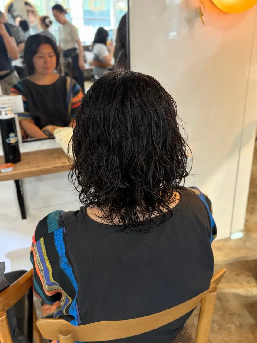 パーマ 喜友名 ウララのヘアスタイル