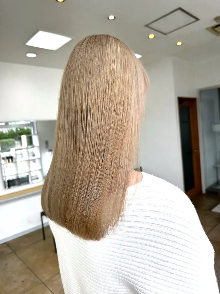 ロング 阪本 正美のヘアスタイル