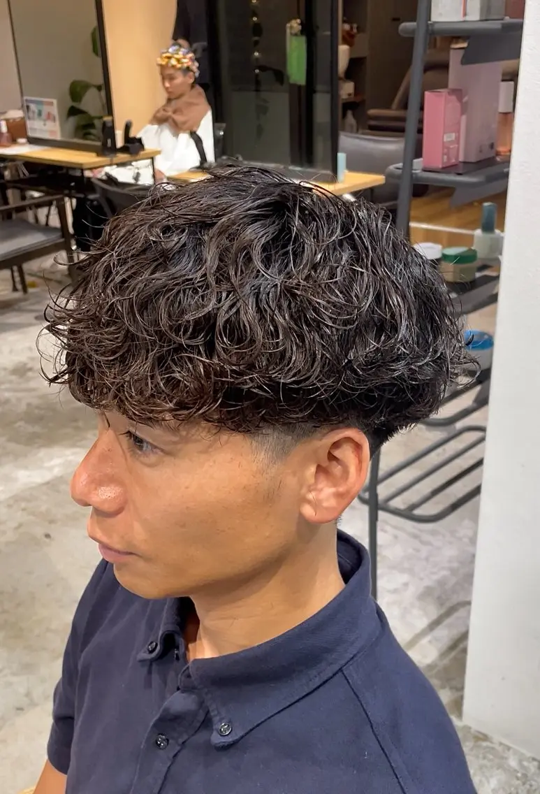 ショート パーマ スパイラルパーマ 梅田💥Cut/ Perm💥ふみのヘアスタイル