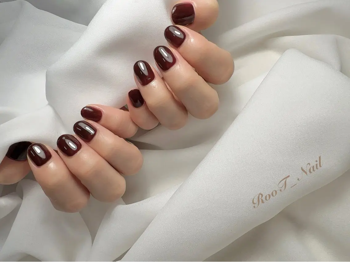 ネイル ワンカラーネイル ハンドネイル RooT Nailのネイルデザイン