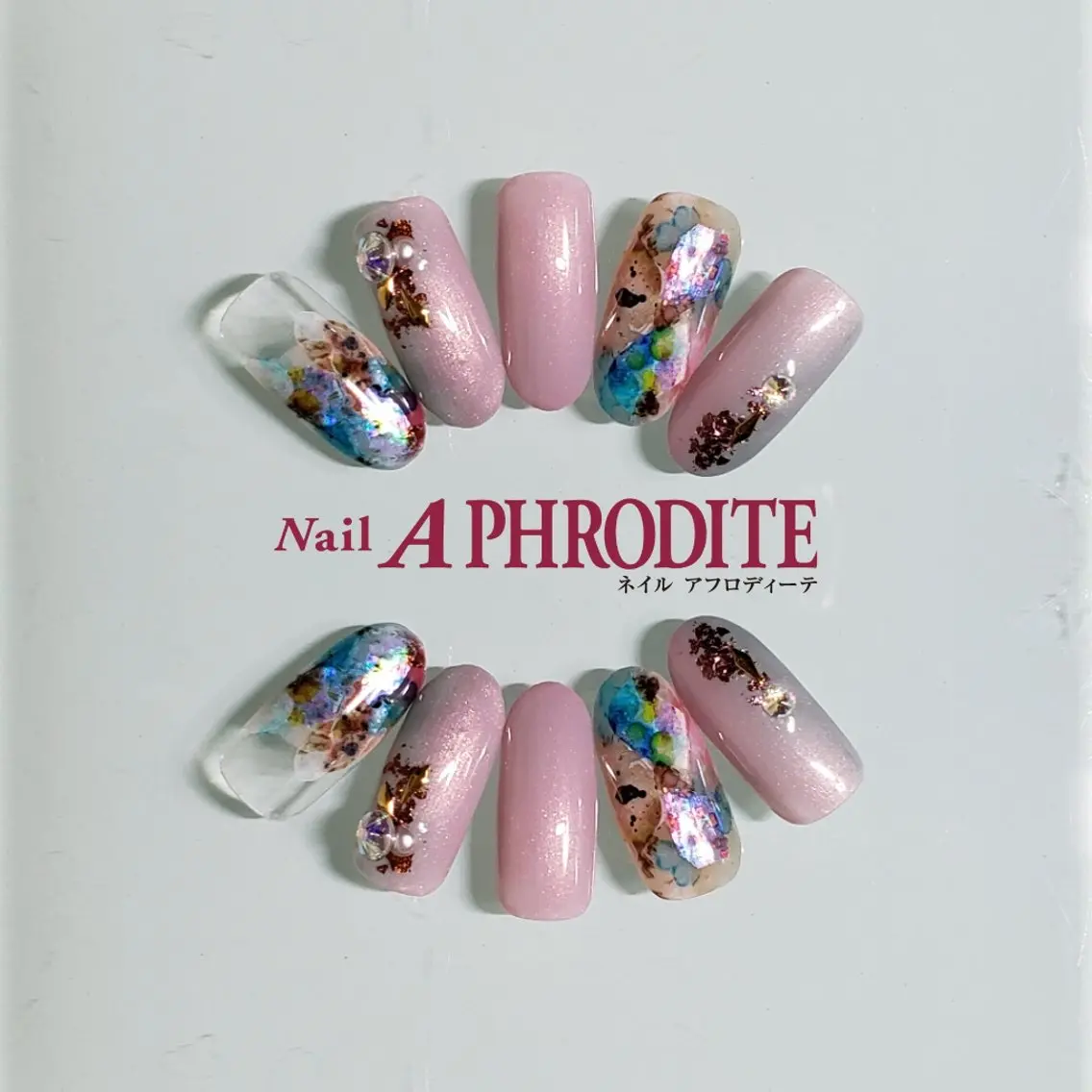 ネイル ジェルネイル ニュアンスネイル スカルプネイル ソフトジェル ネイルチップ Nail Aphroditeのネイルデザイン