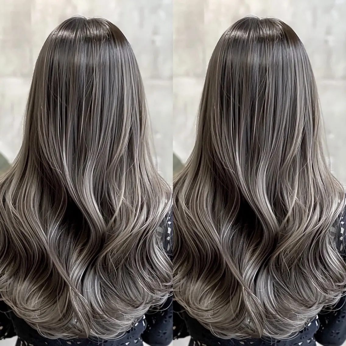 カラー ブリーチなしWカラー 超特化/YURAのヘアスタイル