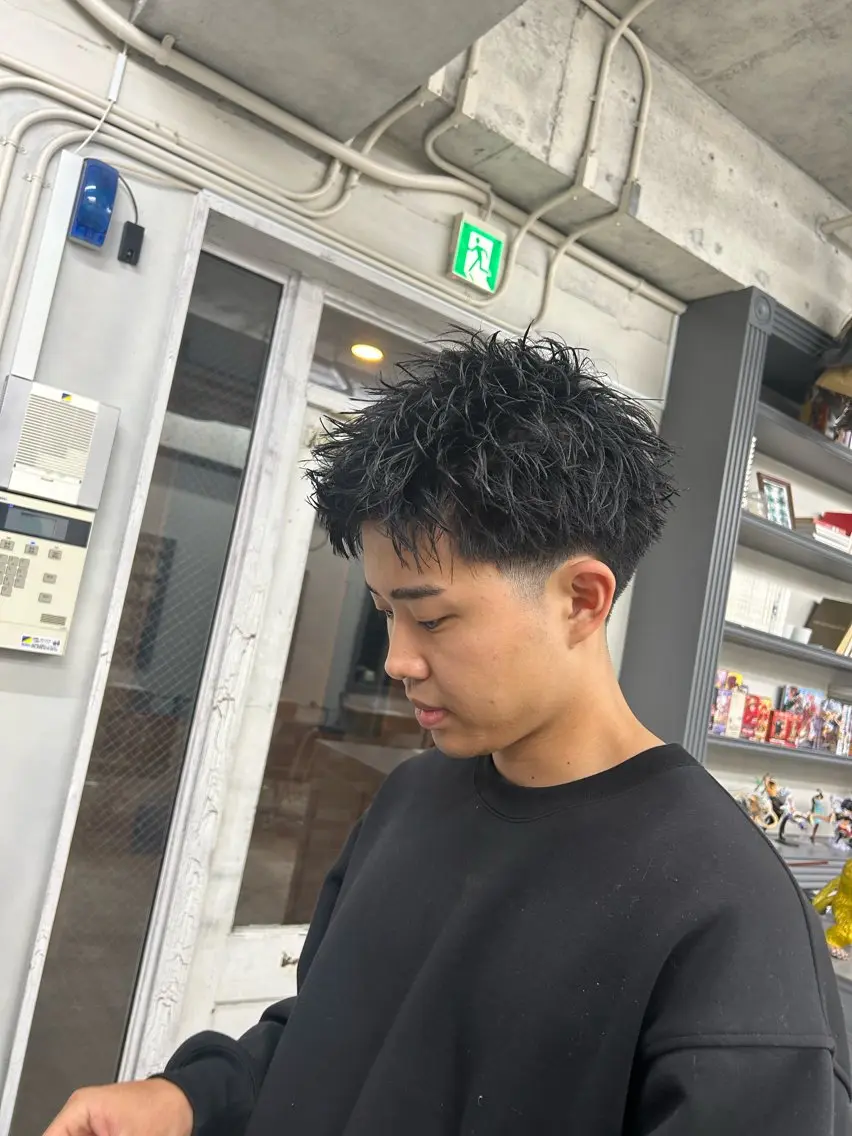 ショート メンズ カット ヘアセット HANGOUT/だん 短髪指名No.1のヘアスタイル