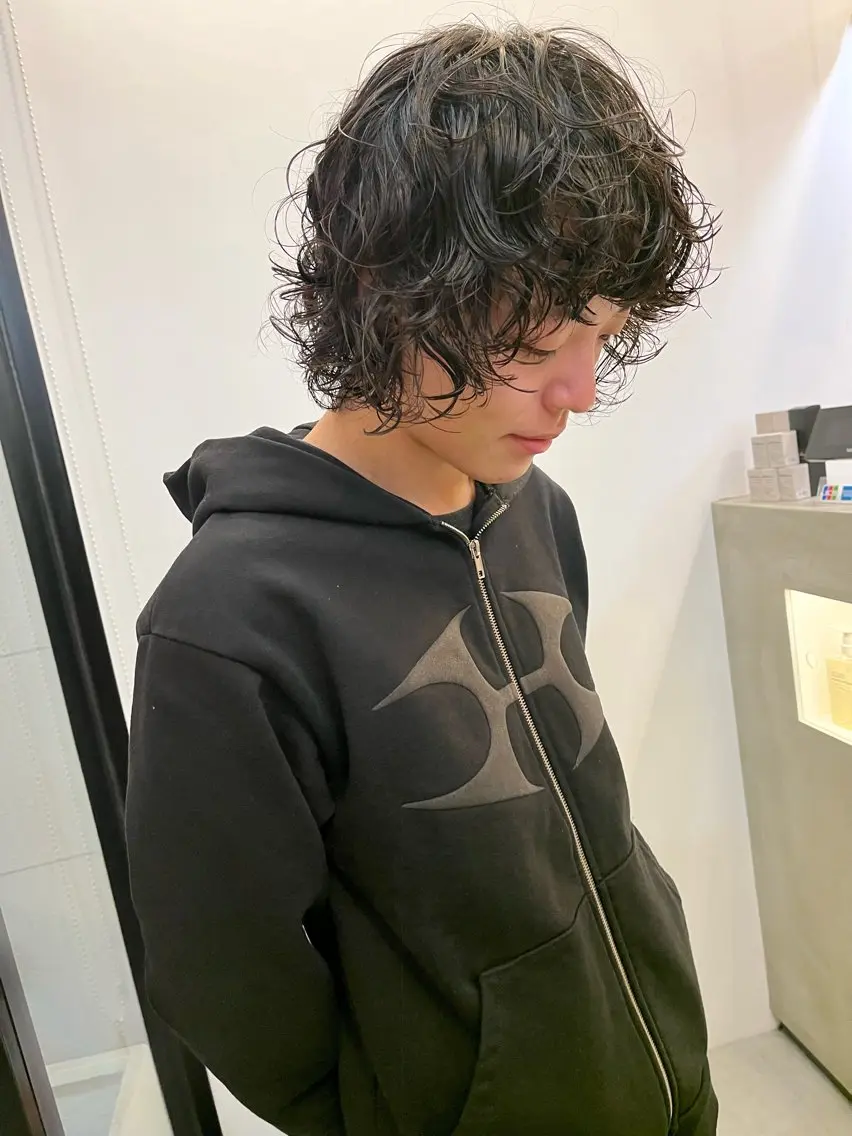 新規【men's限定】カット＋パーマ＋マイクロバブルの写真