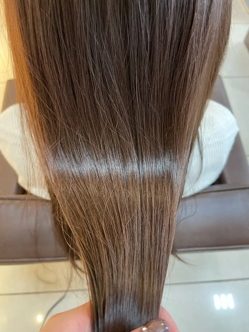 ロング カラー ヘアカラー トリートメント 似合わせまつパ× 透け感カラー/ゆりのマツエク・マツパデザイン