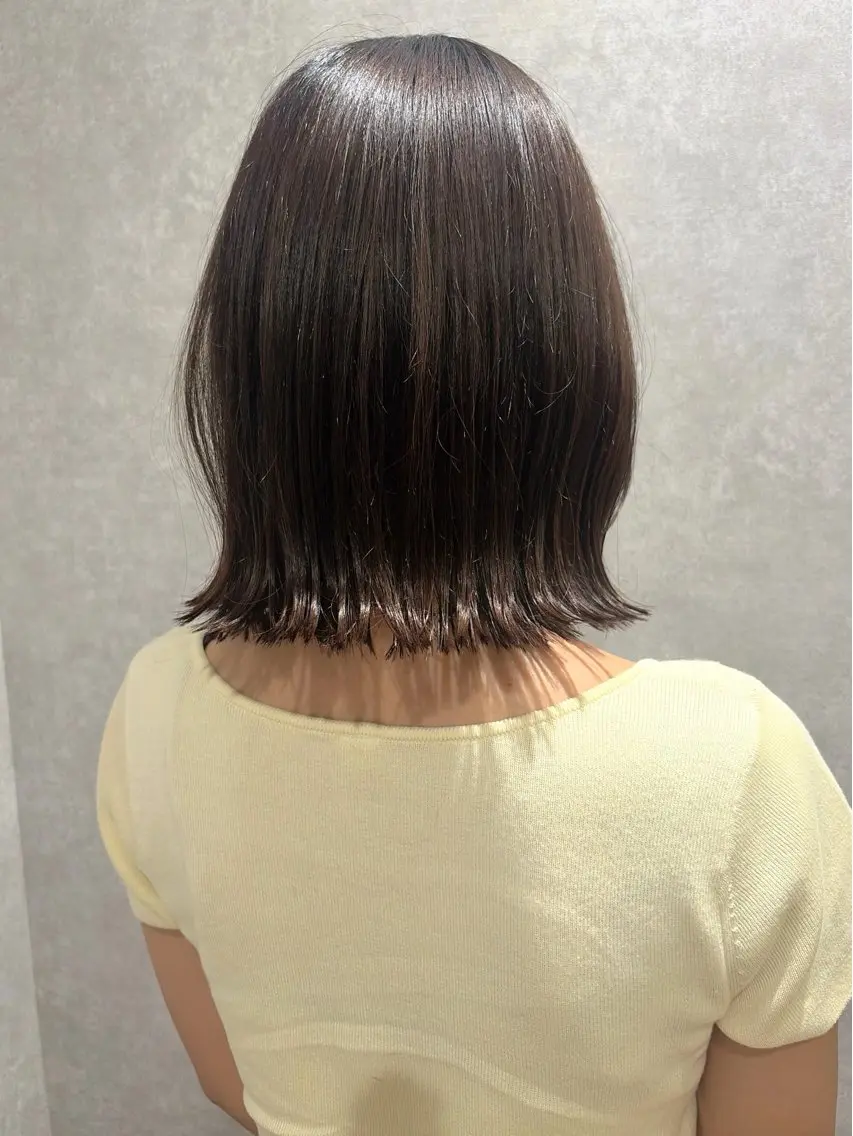 ミディアム カット ヘアカラー 🕊髪質改善 ストレート🕊まいのヘアスタイル