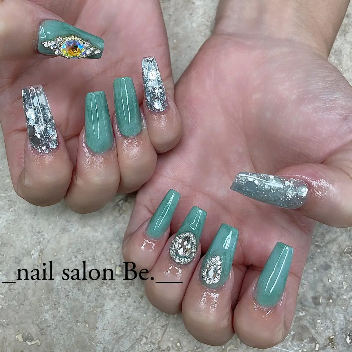 ネイル スカルプネイル nail salon Be.のネイルデザイン
