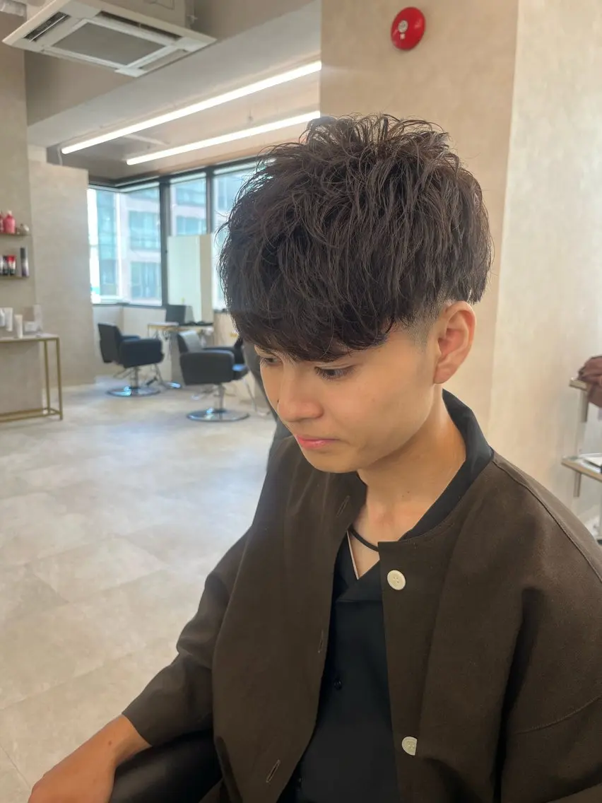 ✂️メンズカット+ワンカラー🩵の写真