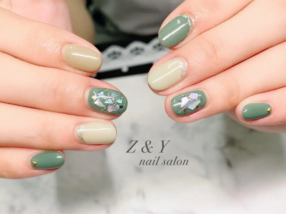 ショート ハンドネイル Z&Y nail salonのネイルデザイン