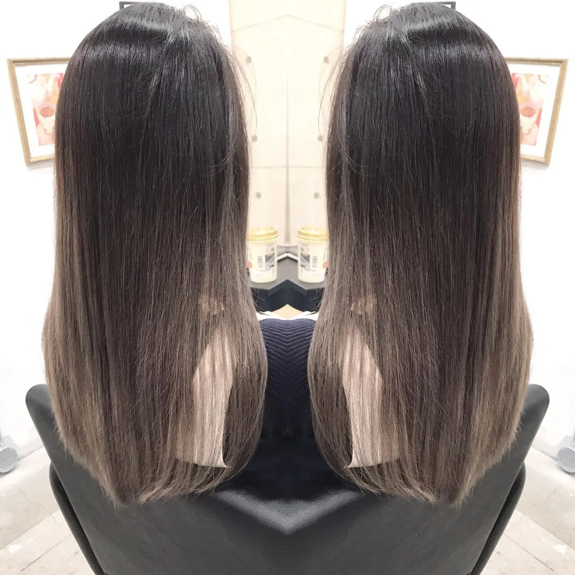 ロング カラー ヘアアレンジ ヘアカラー トリートメント 縮毛矯正 髪質改善寺坂雄飛💐のヘアスタイル