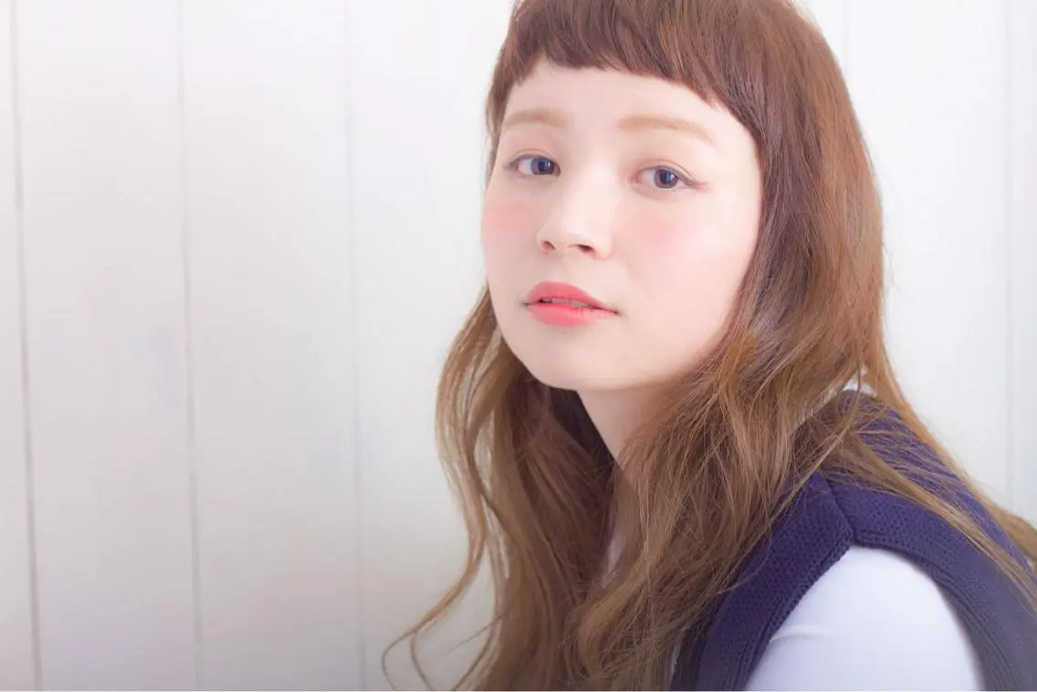 【平日限定価格★当日予約OK★】[ロングヘア]ツヤ感カラー＋似合わせカット+柔らかトリートメントの写真