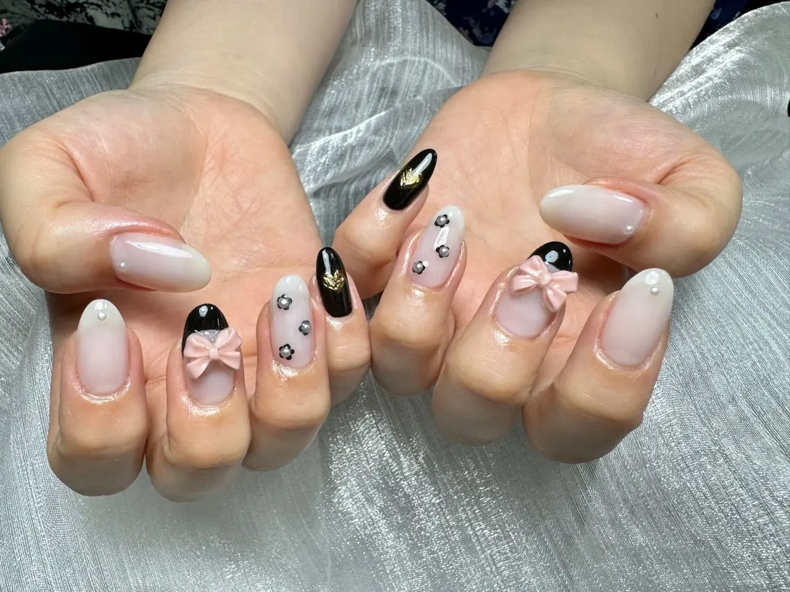 ネイル 持ち込み ハンドネイル ハンドケア 💕Dreamy KIYO💕のネイルデザイン