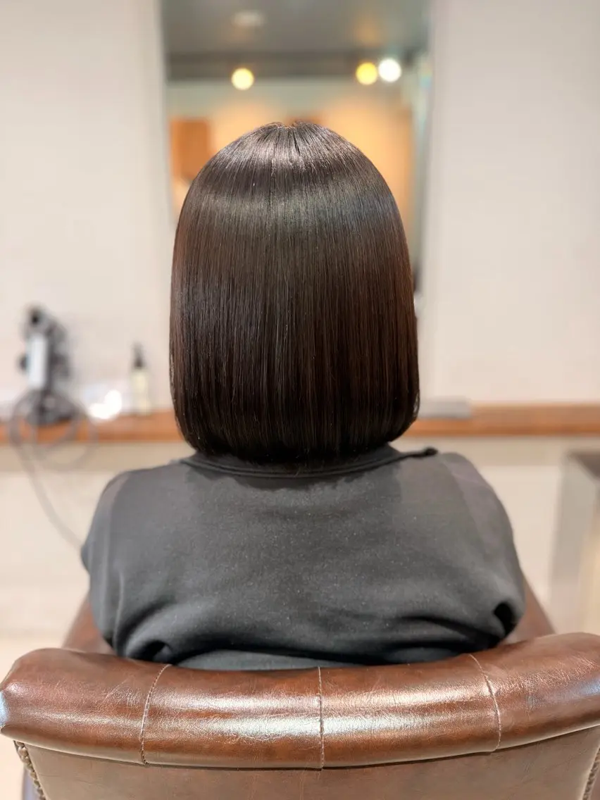 縮毛矯正 手話/耳が聞こえない 🦻🏻/山本しずほのヘアスタイル