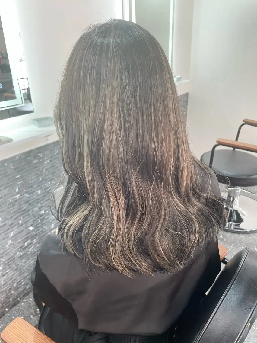 ロング ヘアカラー トリートメント 髪質改善✨ ULTOWA🌈のヘアスタイル