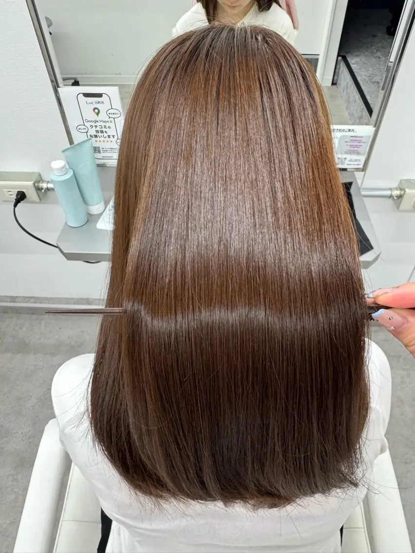 ロング カラー ベージュカラー オリーブベージュ 🌟モデル募集 /さら🩷のヘアスタイル