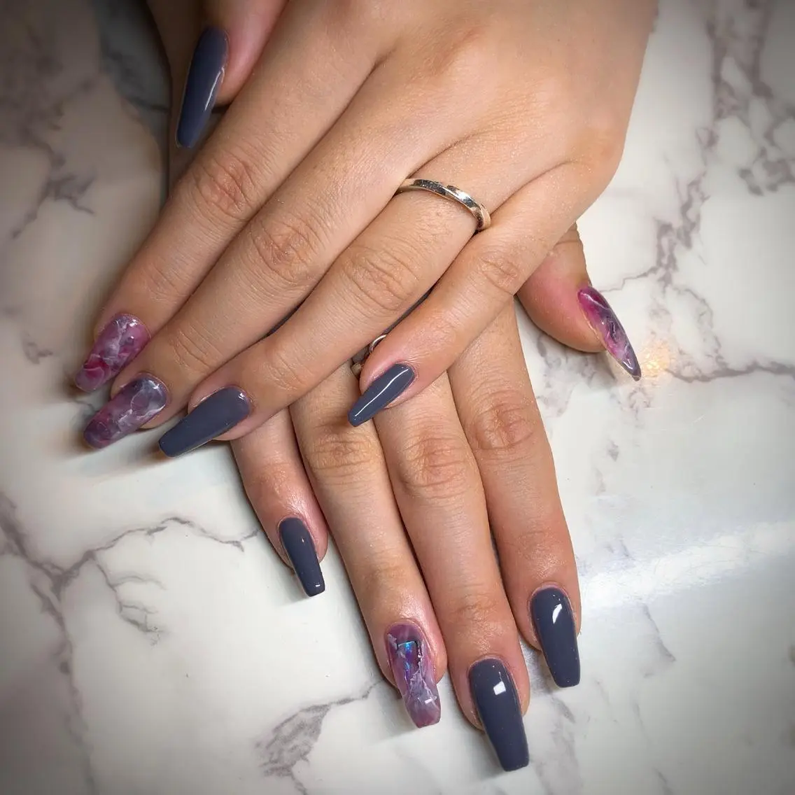 ネイル ロングネイル ハンドネイル vivi nailのネイルデザイン