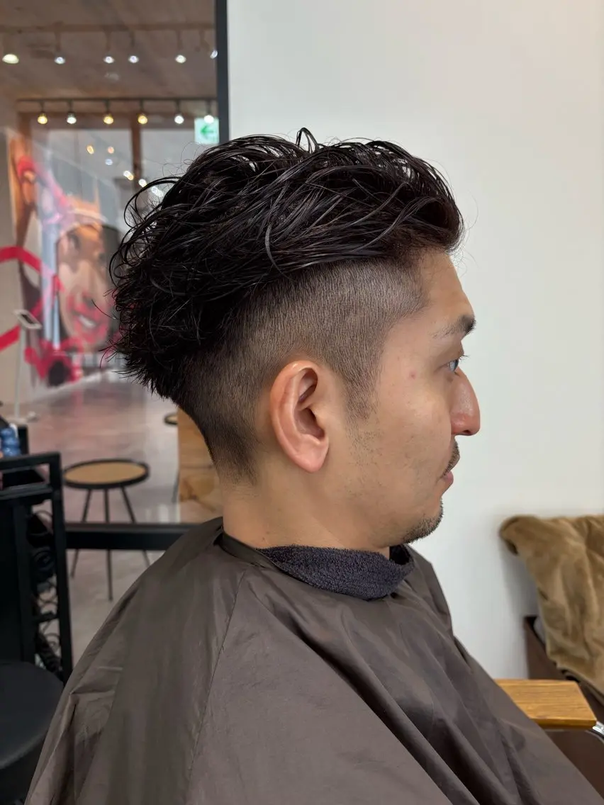 カラー メンズ ツーブロック カット ヘアカラー メンズカット クドウユウキのヘアスタイル