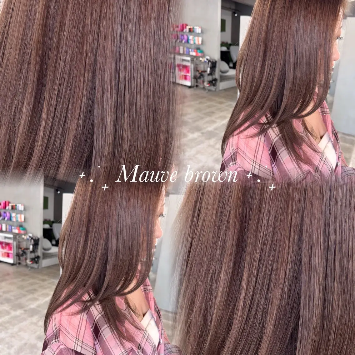 セミロング ヘアカラー トリートメント miloc🫧 MOMOYOのヘアスタイル