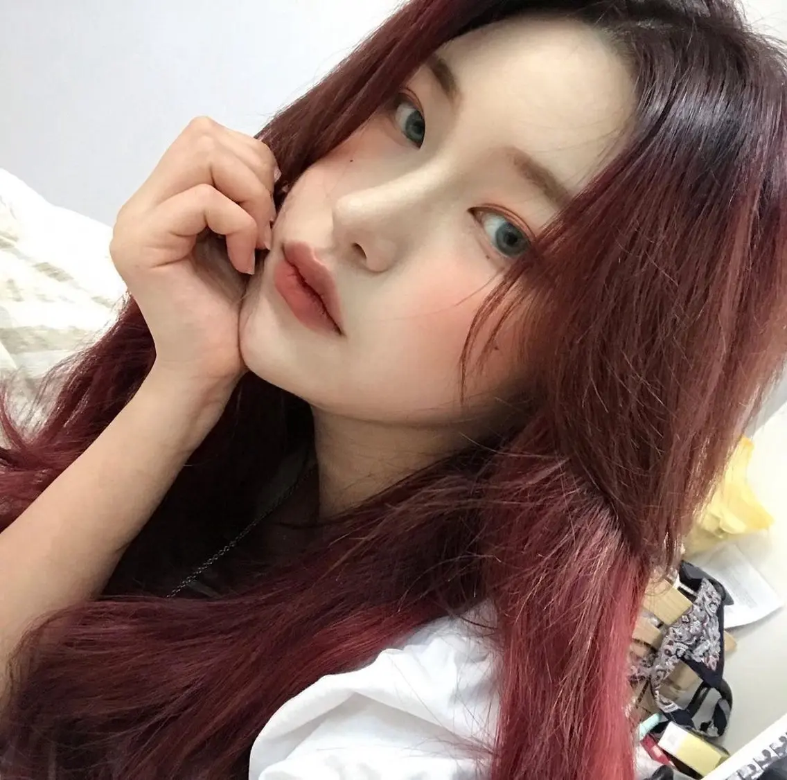ロング カラー 🤍韓国大人っぽ ベージュMAI🤍のヘアスタイル