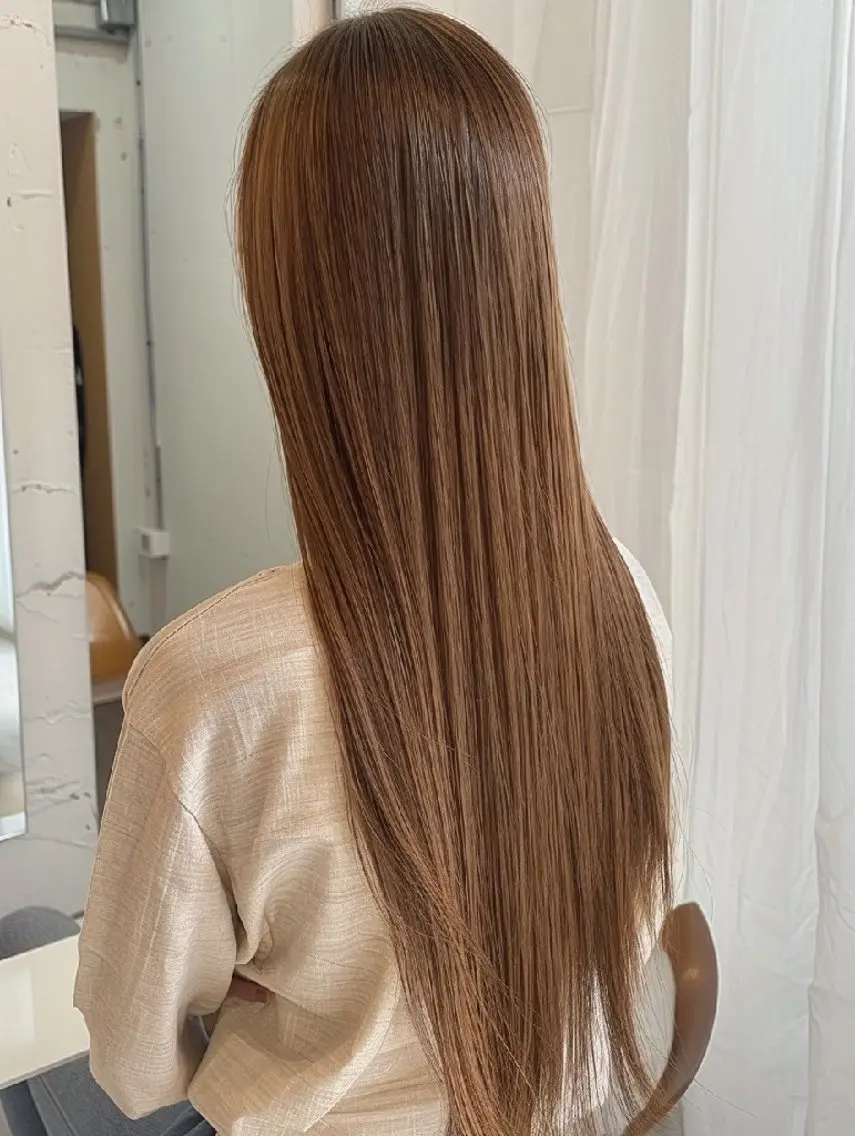 カラー 束感まつぱ🫧 なつき🫧のヘアスタイル