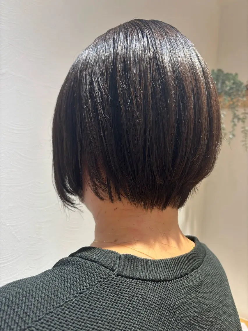 ショート ショートヘア 縮毛矯正 ふじた/ハイライト /パーマのヘアスタイル