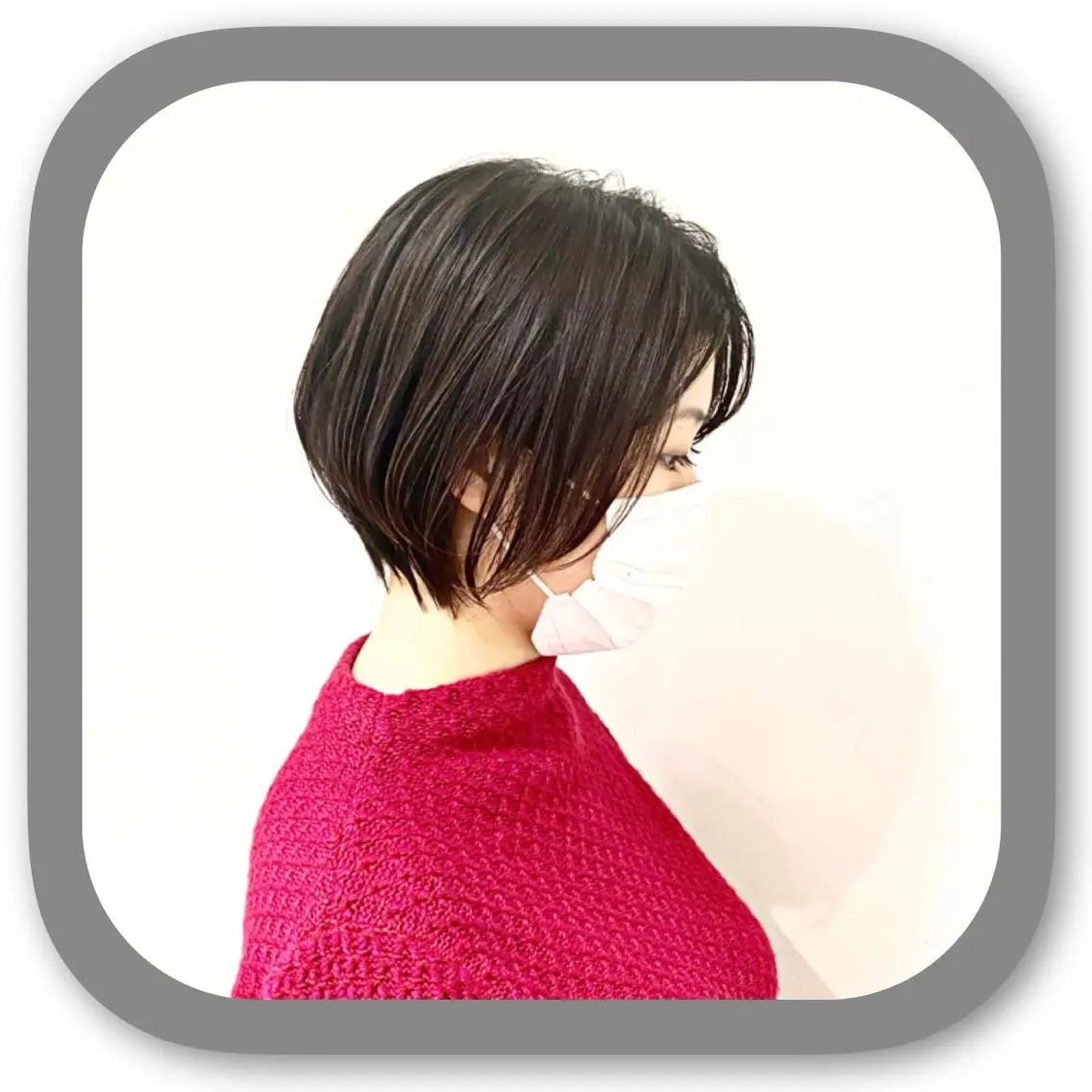 ショート アッシュ ボブ 髪質改善 レイヤーカット ショートヘア カット ショート〜ミディアム 喜多司のヘアスタイル