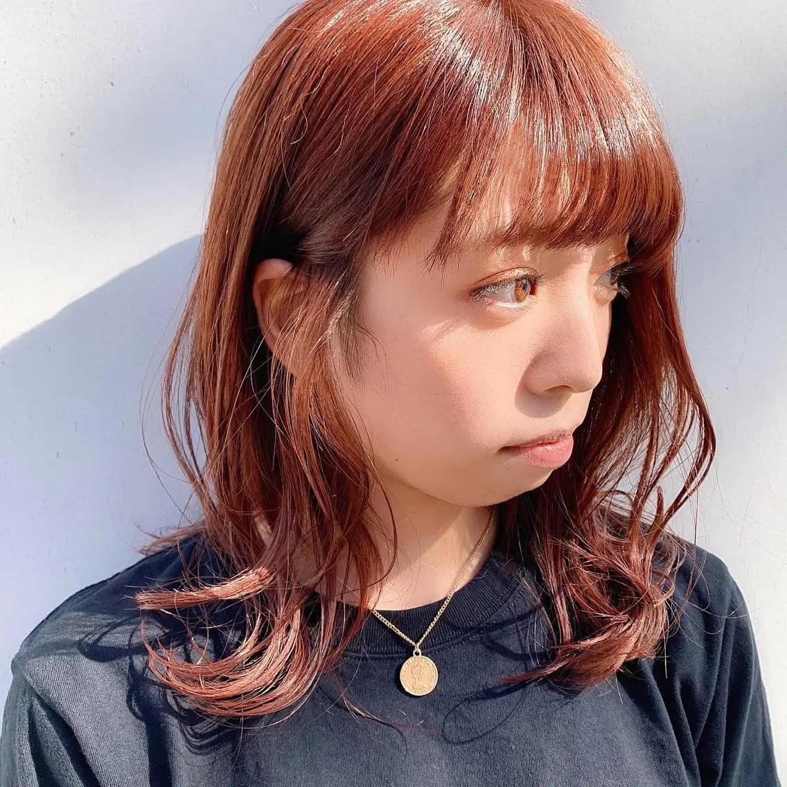 ミディアム カラー 中川 竜誠のヘアスタイル