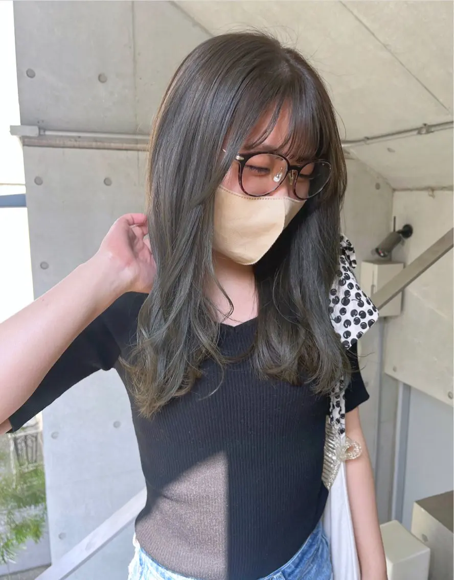 ロング カラー 暖色カラー/ピンク カラー/HARUKAのヘアスタイル